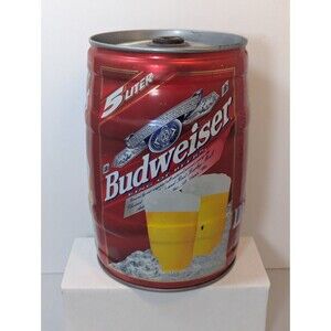 Budweiser 5 Litre Keg Beer Empty Beer Can 1998